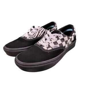 Vans ComfyCush Era Mixed Media Black/White Sz 4M/5.5W VN0A3WM917Q1